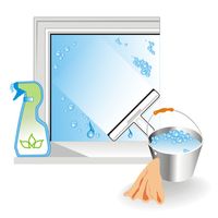 Glasreinigung, Fenster putzen